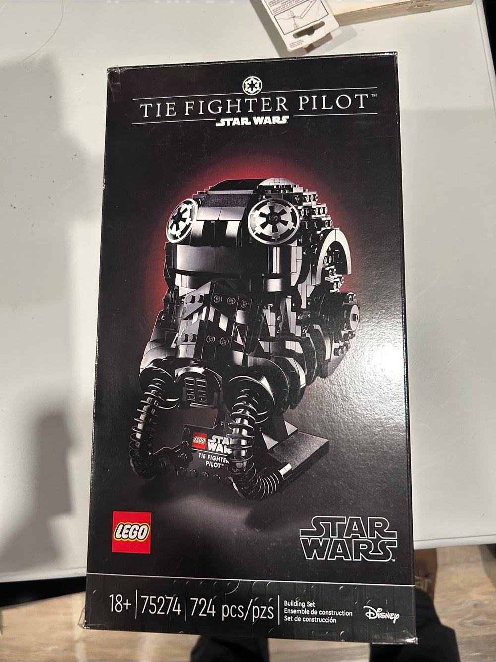 Lego Star Wars TIE Fighter Pilot Helmet - Black